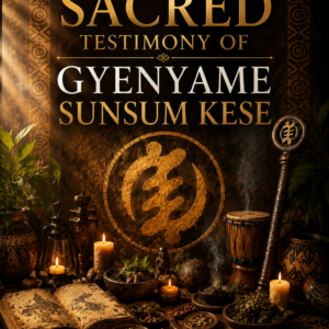 The Founder's Sacred Testimony Of Gyenyame Sunsum Kese